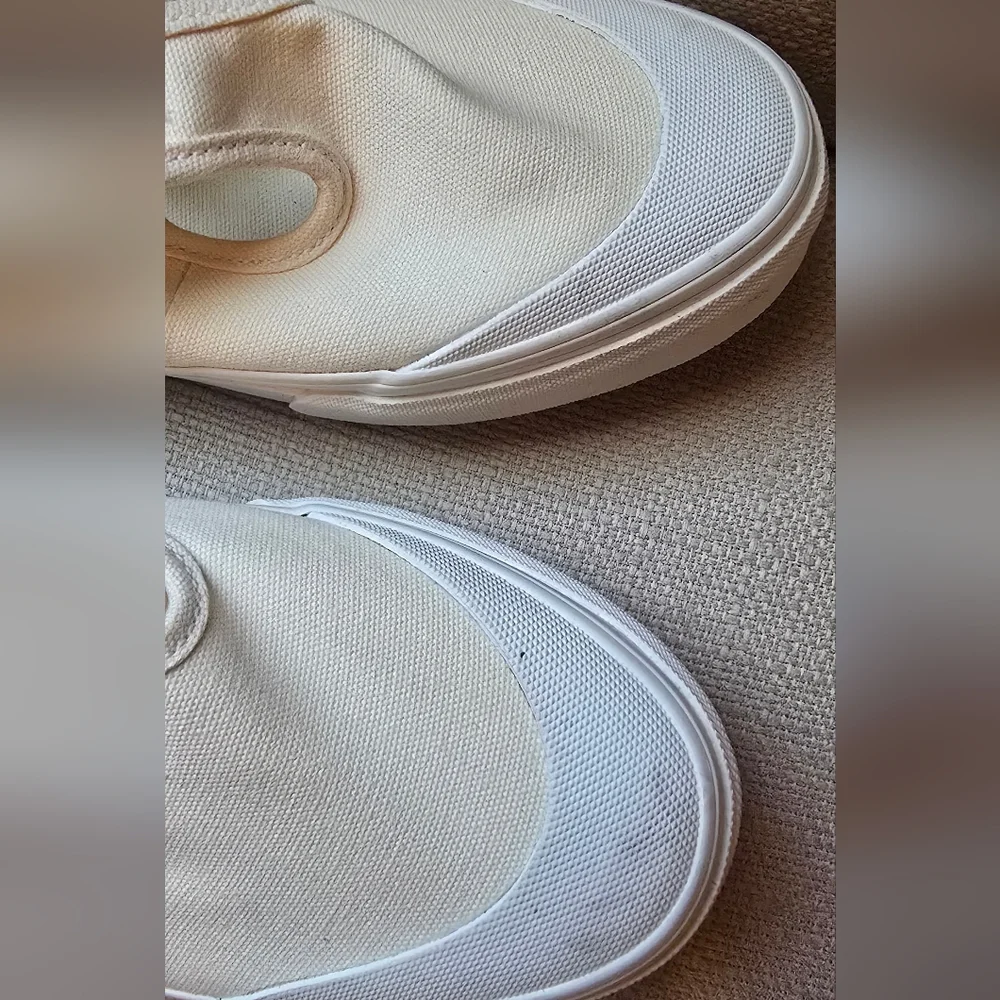Vans Women's Cream/White Mary Jane Style 93 Canvas Shoe - Picture 3 of 3